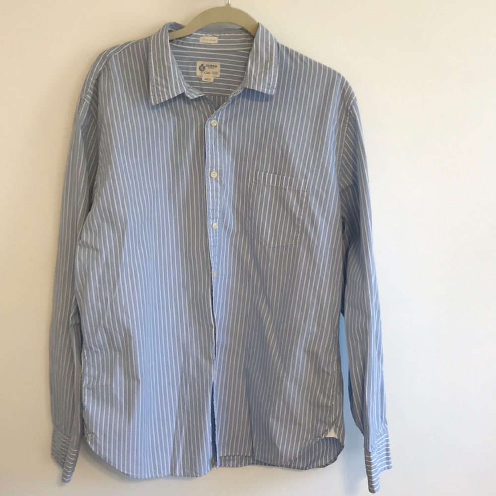 J Crew Men’s Button Up Collared Shirt
